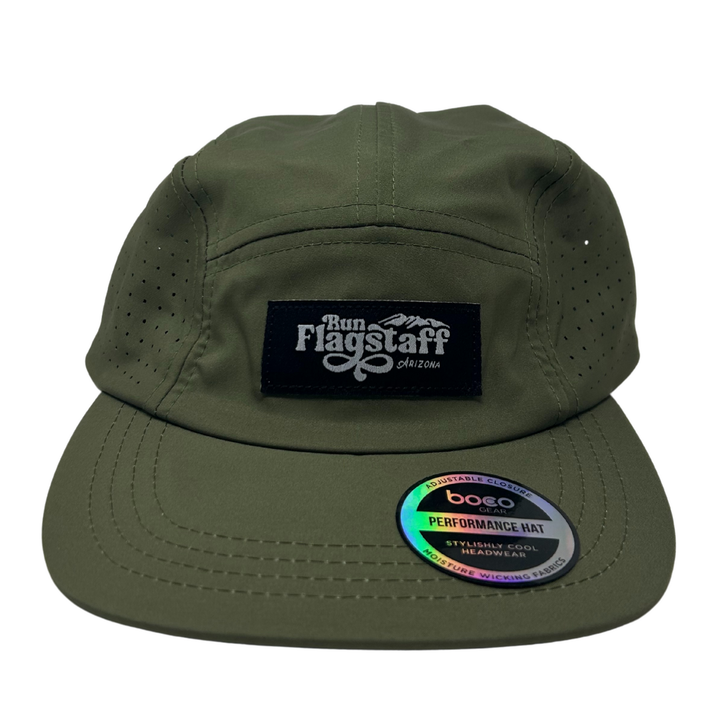 Run Flagstaff 70's Retro Camp Hat Summer 2025 Solid