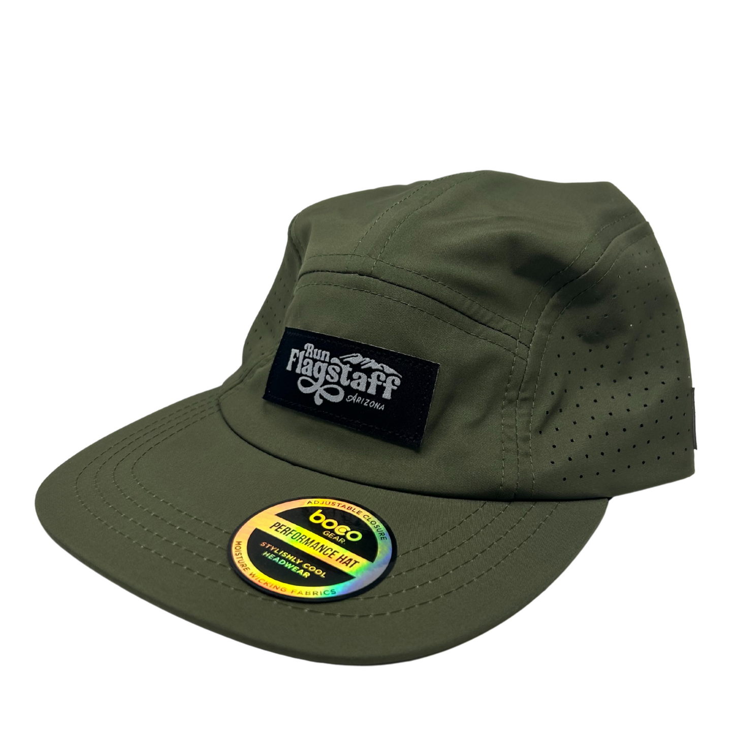 Run Flagstaff 70's Retro Camp Hat Summer 2025 Solid
