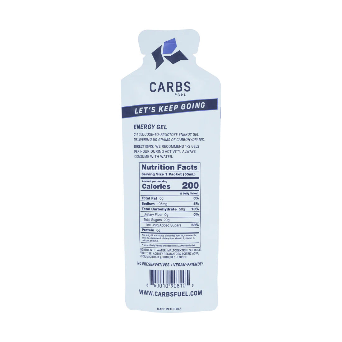 Carbs Fuel Gel 50g