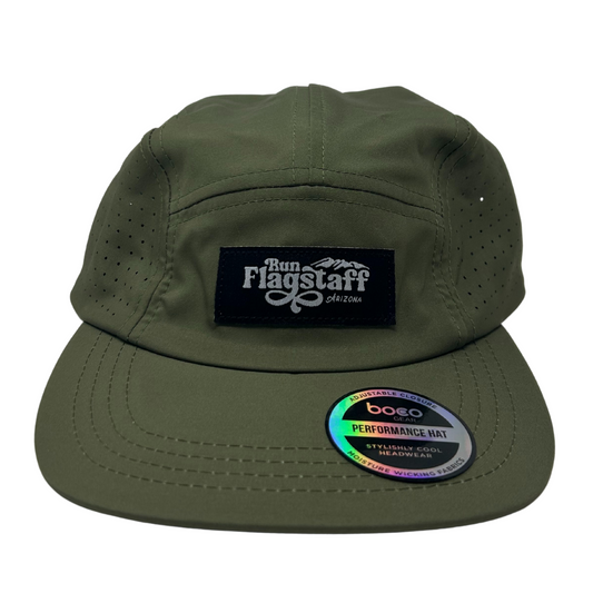 Run Flagstaff 70's Retro Camp Hat Summer 2025 Solid