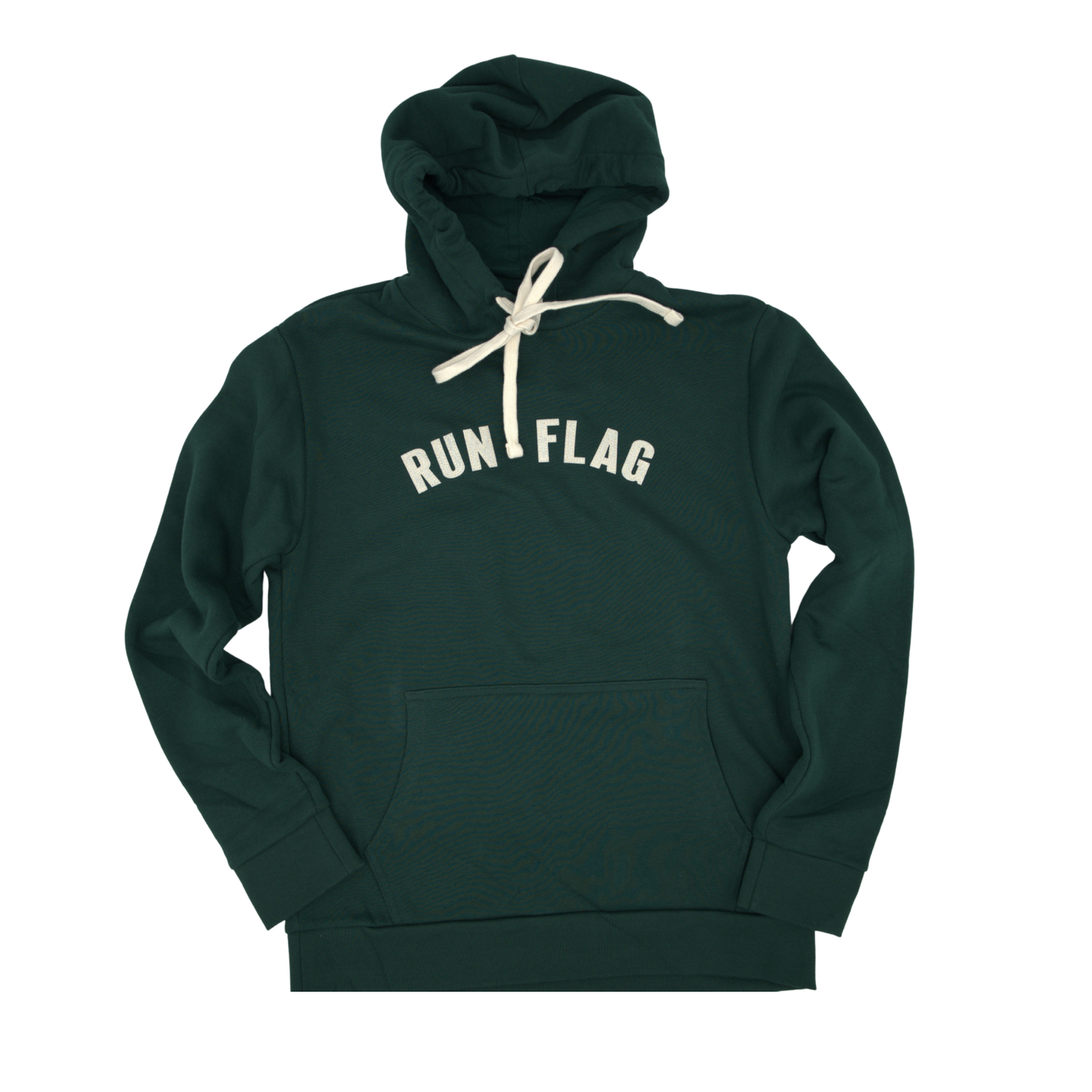 Unisex Run Flag Text The Mini Letterman Hoodie