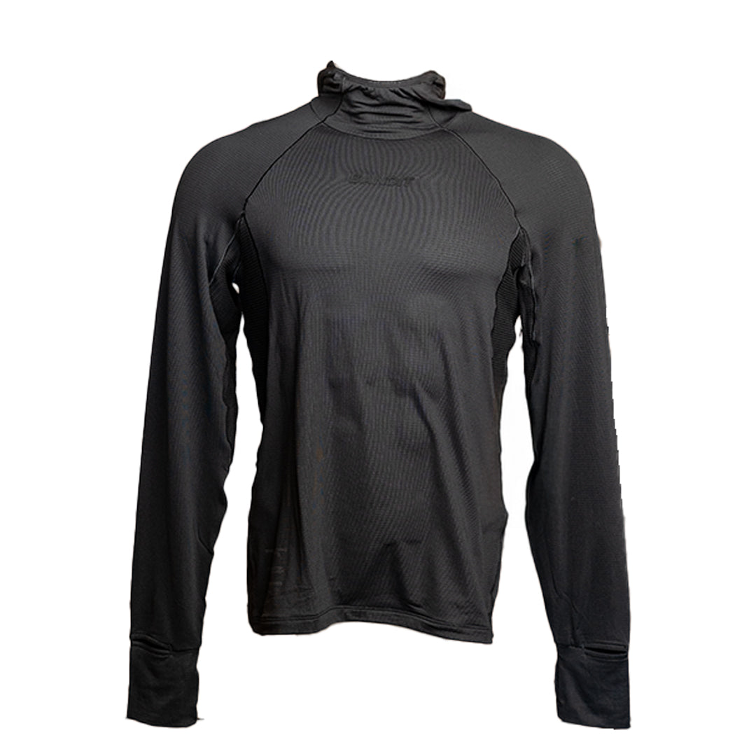 Men's AuraGrid Hooded Performance Top